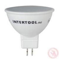 Світлодіодна лампа LED 5Вт, GU5.3, 5Вт, 220В, INTERTOOL LL-0202