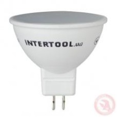 Світлодіодна лампа LED 5Вт, GU5.3, 5Вт, 220В, INTERTOOL LL-0202