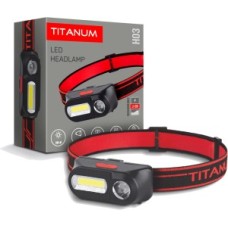 Налобний світлодіодний ліхтарик TITANUM TLF-H03 180Lm 6500K