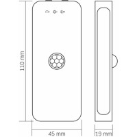 LED Светильник аккумуляторный с датчиком движения VIDEX VL-NL053W-S