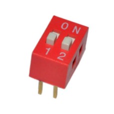 DIP перемикач 2-канальний DS-02 1шт