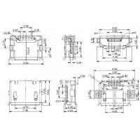 Гніздо micro USB 5pin HW-MC-5F-02