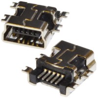 Гніздо mini-USB 5pin SMD