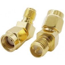 ВЧ-перехідник кутовий 135° RP-SMA F - RP-SMA M