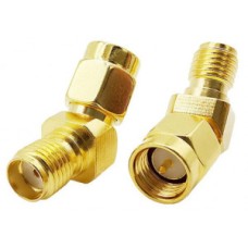 ВЧ-перехідник кутовий 135° SMA M to SMA F
