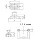 Микрокнопка тактовая SMD 2-выводная 6x3x2.5мм, шток 0.8мм