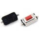 Микрокнопка тактовая SMD 2-выводная 6x3x2.5мм, шток 0.8мм