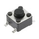 Тактова кнопка SMD 4pin 6х6x4.3мм, шток 0.8мм