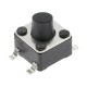 Тактова кнопка SMD 4pin 6х6x7.5мм, шток 4.0мм