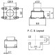 Тактова кнопка SMD 4pin 6х6x8.0мм, шток 4.5мм