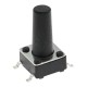 Тактова кнопка SMD 4pin 6х6x12мм, шток 8.5мм