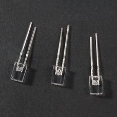 Світлодіод плаский 2x5мм білий прозорий