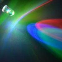Флеш-RGB прозорий світлодіод 5мм