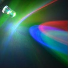 Флеш-RGB прозорий світлодіод 5мм