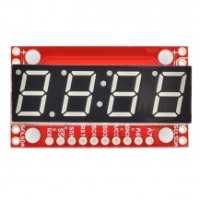 Послідовний 7-сегментний дисплей блакитний від Sparkfun