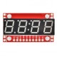 Последовательный 7-сегментный дисплей голубой от Sparkfun