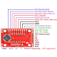 Последовательный 7-сегментный дисплей голубой от Sparkfun