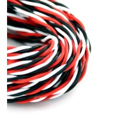 Сервокабель Dinogy 22 AWG зкручений (Futaba) 1м
