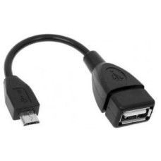 OTG кабель USB AF - мікроUSB 0.15м