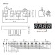 Клемный соединительная блок 5 контактов DF-2-Y,2-5B