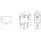 Перемикач з підсвіткою зелений KCD1, SPST (ON-OFF), 250В,6А
