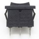 Перемикач KCD1-106-3P 6A,220V (чорний)