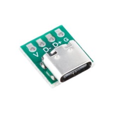 Плата-перехідник USB Type-C на DIP4 2.54