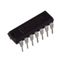 Мікросхема CD4011BE (4 елемента 2І-НЕ)