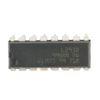 Мостовой драйвер коллекторных двигателей L293D