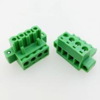 Клеммник разъемный, однорядный, 4-x контактный 2EMGKM-5.08-4P