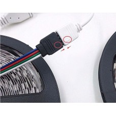 Світлодіодна стрічка RGB 5м 12В 300 світлодіодів контролер пульт блок живлення