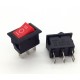 Перемикач червоний KCD-11, SPDT (ON-OFF-ON), 250В,3А