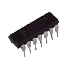 Мікросхема CD4001BE 4 елементи 2ІЛІ-НЕ