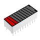 LED-індикатор рівня заряду акумуляторів (10 сегментів)