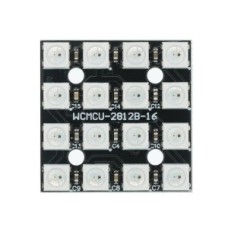 Квадрат 16RGB 5050 WS2812 4x4 35мм