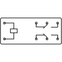 Реле SMI-12VDC-SL-2C 12В 5А 250В SONGLE