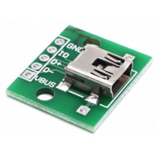 Модуль miniUSB PCB гніздо на платі