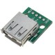 Модуль USB 2.0 Female PCB гнездо на плате