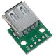 Модуль USB 2.0 Female PCB гнездо на плате