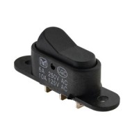 Переключатель 1-клав. черный KCD1-13-102 B,B ON-ON 220V