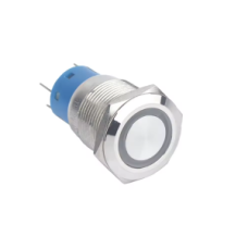 Кнопка антивандальна GQ16F-11EZ/N біла підсв 12-24V AC/DC rev.3