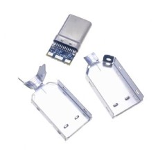 Роз'єм USB type-C 3.0 збірний під пайку (8-pin,PD) 1шт