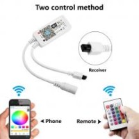Мини RGB LED контроллер Wi-Fi, Bluetooth c пультом управления
