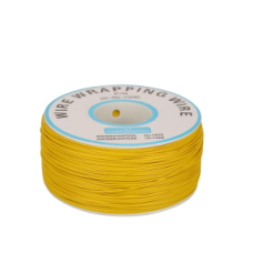 Одножильний монтажний провід 32AWG 0.2 мм 260 метрів. Колір - жовтий
