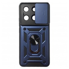 Чохол Xiaomi Redmi Note 13, Armor Magnet CamShield, Dark Blue, Синій