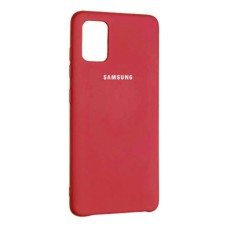 Чохол Samsung A315 Galaxy A31, Original Soft Case, Червоний