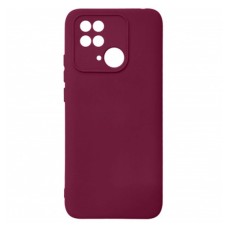 Чохол Xiaomi Redmi 10C, Original Soft Case, Maroon, Бордовий