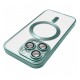 Чохол Apple iPhone 12 Pro, Metallic Full Camera Matte, MagSafe, Зелений