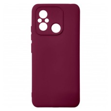 Чохол Xiaomi Redmi 12C, Original Soft Case, Maroon, Бордовий