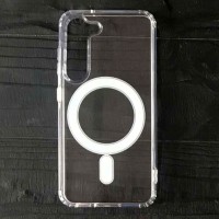 Чохол Samsung S911 Galaxy S23, Silicone Classic Case, MagSafe, Прозорий